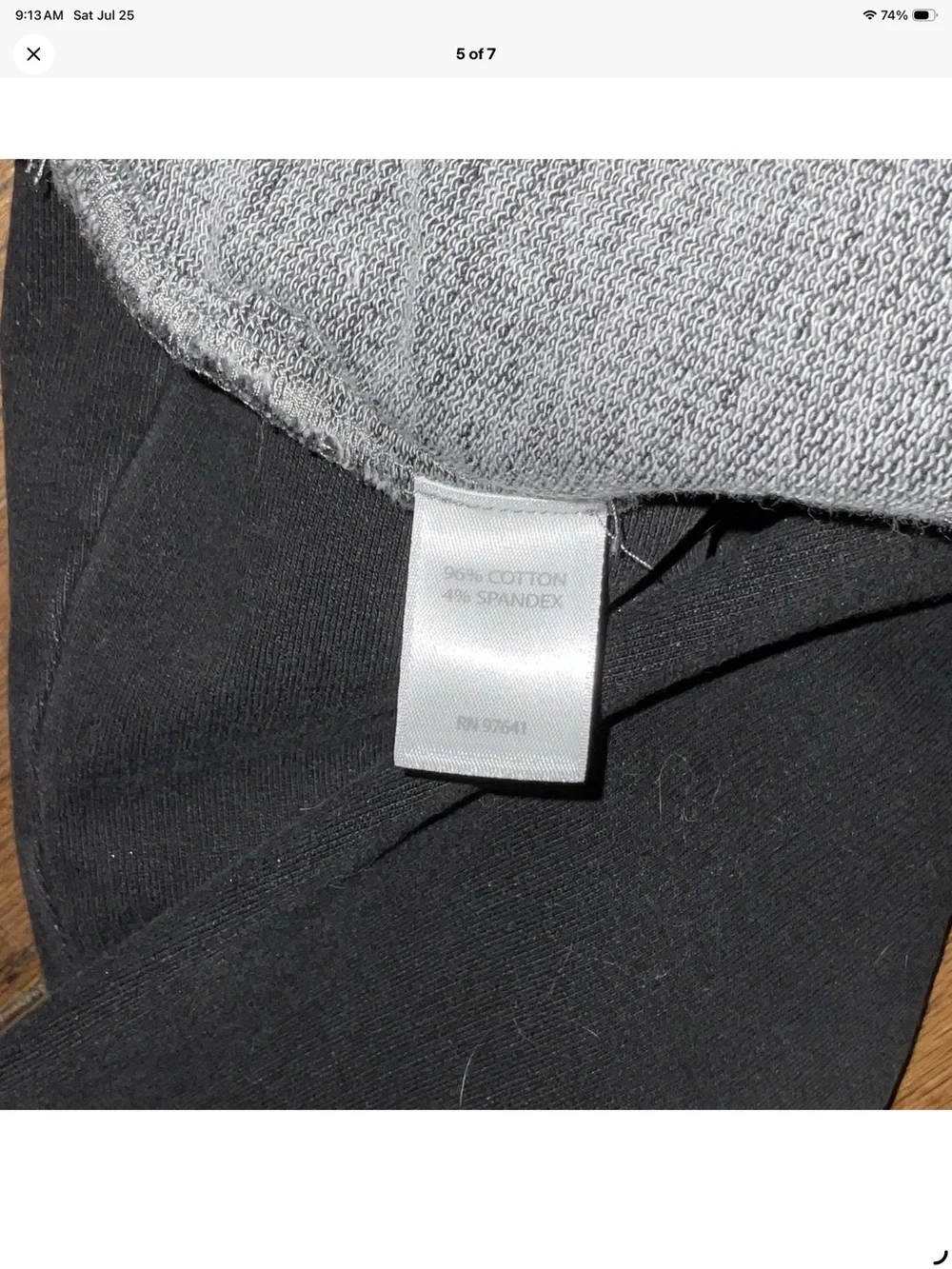 J. Jill Black Stretch Jeggings with Faded Detailing